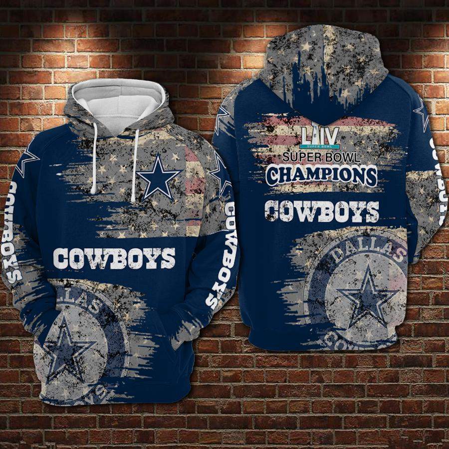 Dallas Cowboys Hoodie 3D Style2381 All Over Printed