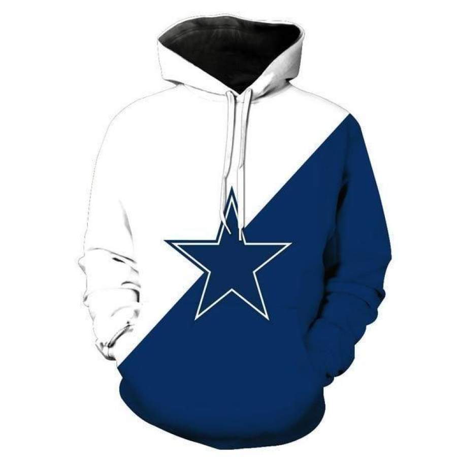 Dallas Cowboys Hoodie 3D Style2355 All Over Printed