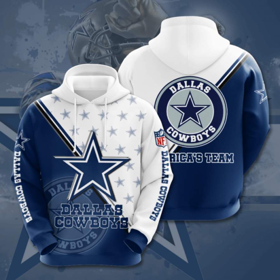 Dallas Cowboys Hoodie 3D Style2411 All Over Printed