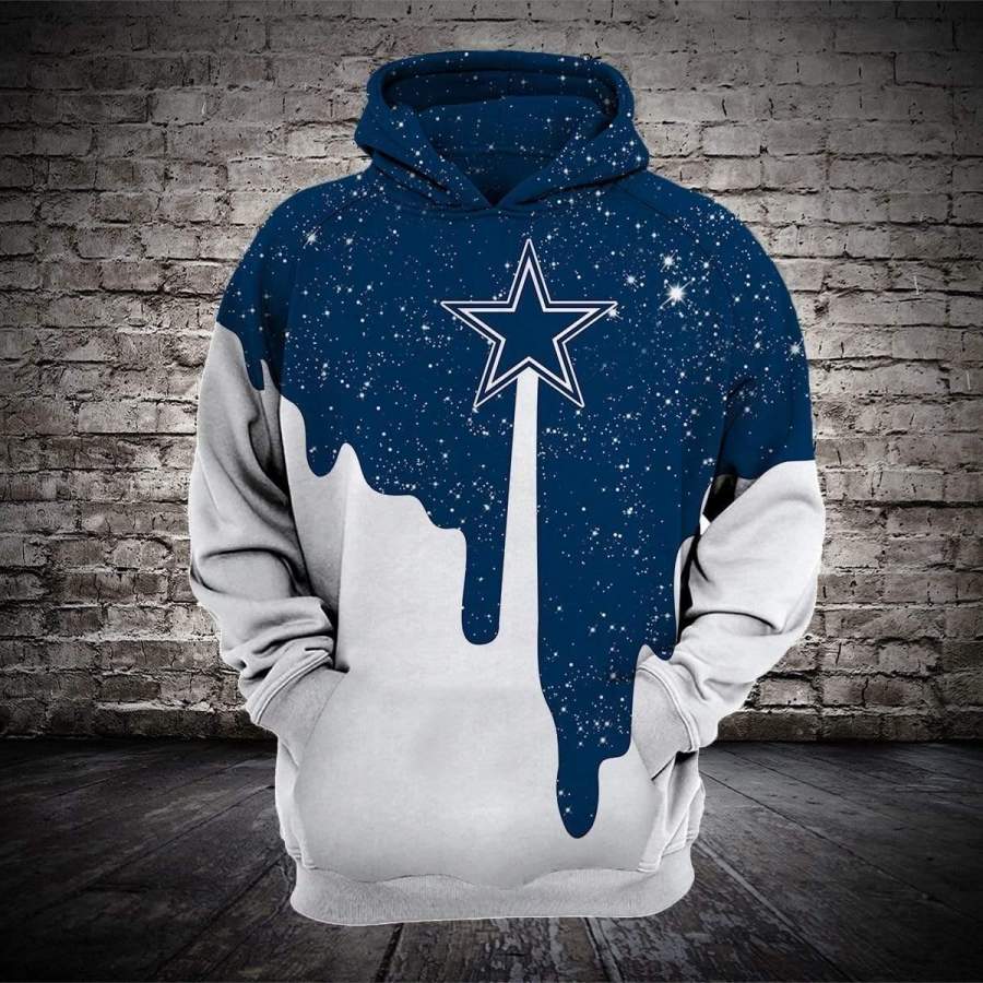 Dallas Cowboys Hoodie 3D Style2364 All Over Printed