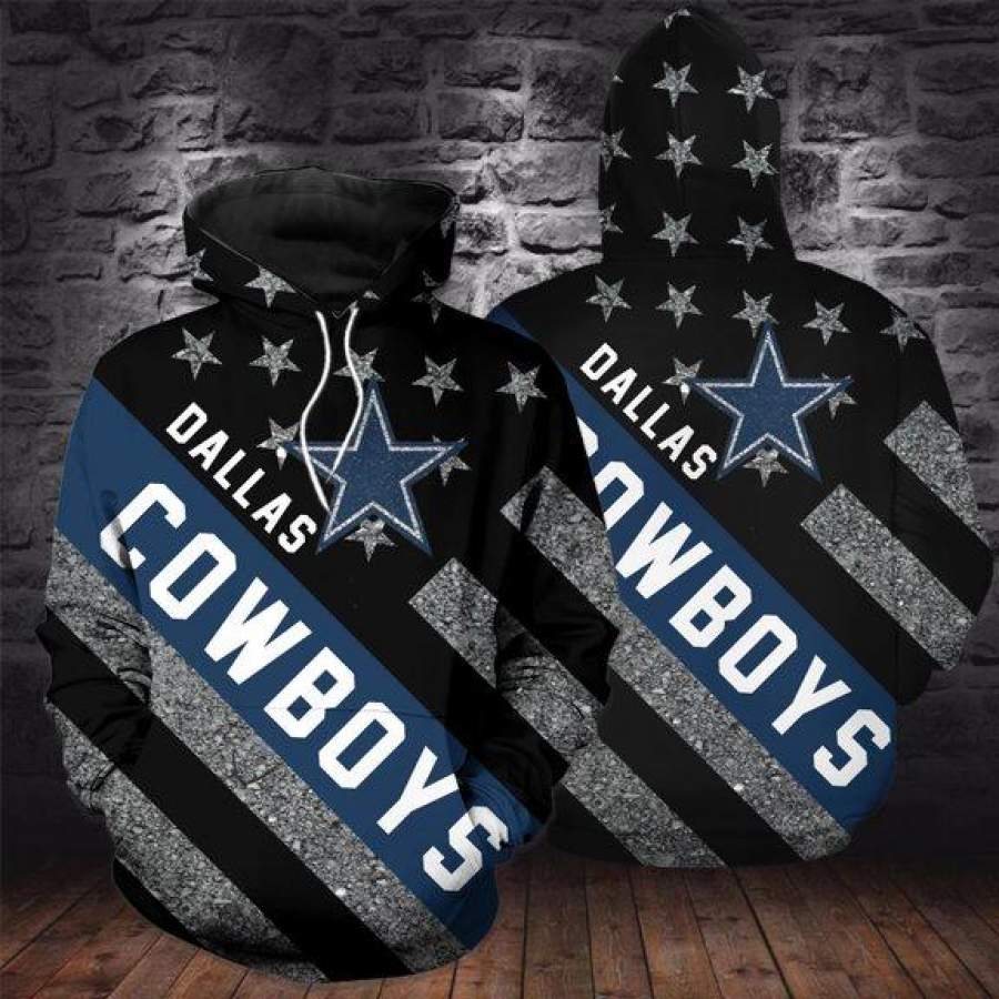 Dallas Cowboys Hoodie 3D Style2375 All Over Printed