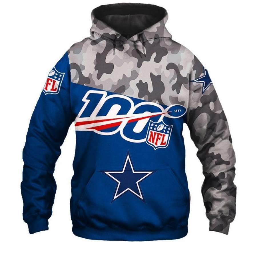 Dallas Cowboys Hoodie 3D Style2354 All Over Printed