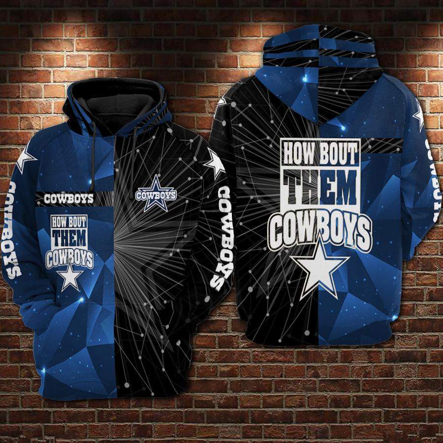 Dallas Cowboys Hoodie 3D Style2243 All Over Printed