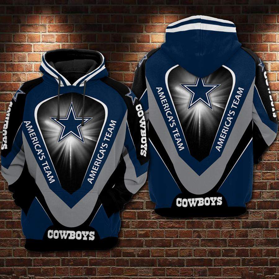 Dallas Cowboys Hoodie 3D Style2232 All Over Printed