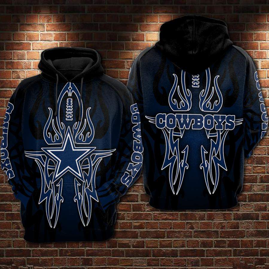 Dallas Cowboys Hoodie 3D Style2237 All Over Printed