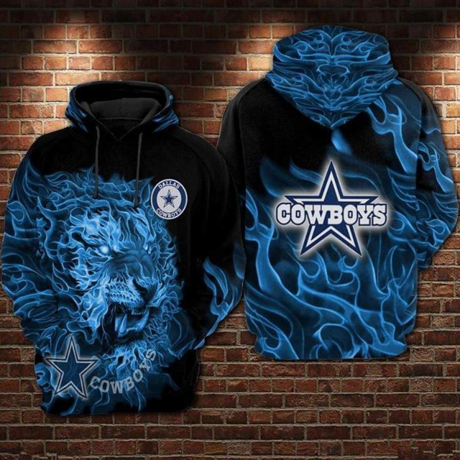 Dallas Cowboys Hoodie 3D Style2129 All Over Printed