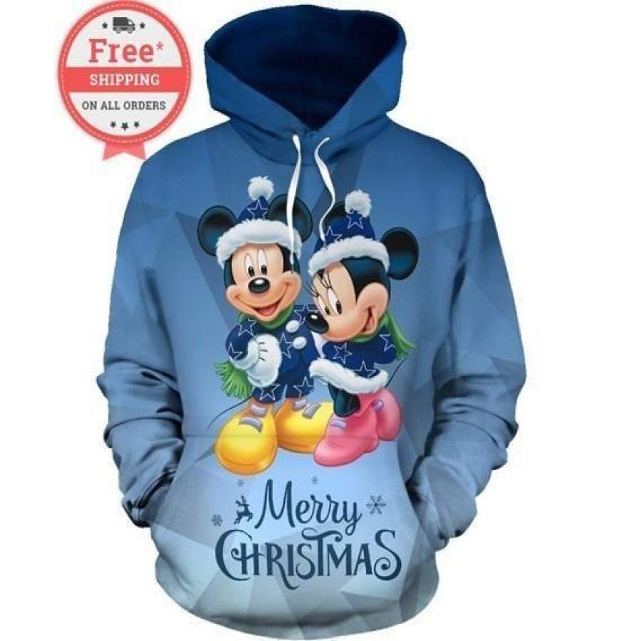 Dallas Cowboys Football Christmas Hoodie Unisex 3D All Over Print