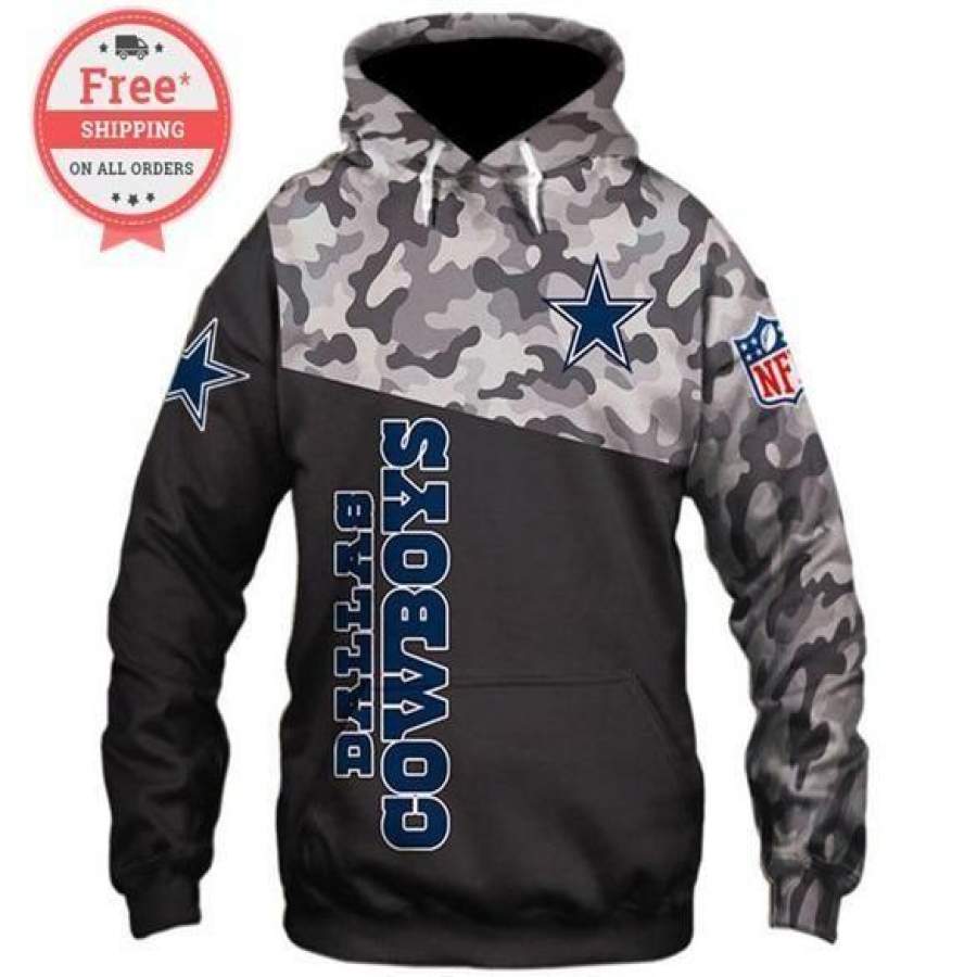 Dallas Cowboys Sweatshirts Print Unisex Hoodie Unisex 3D All Over Print