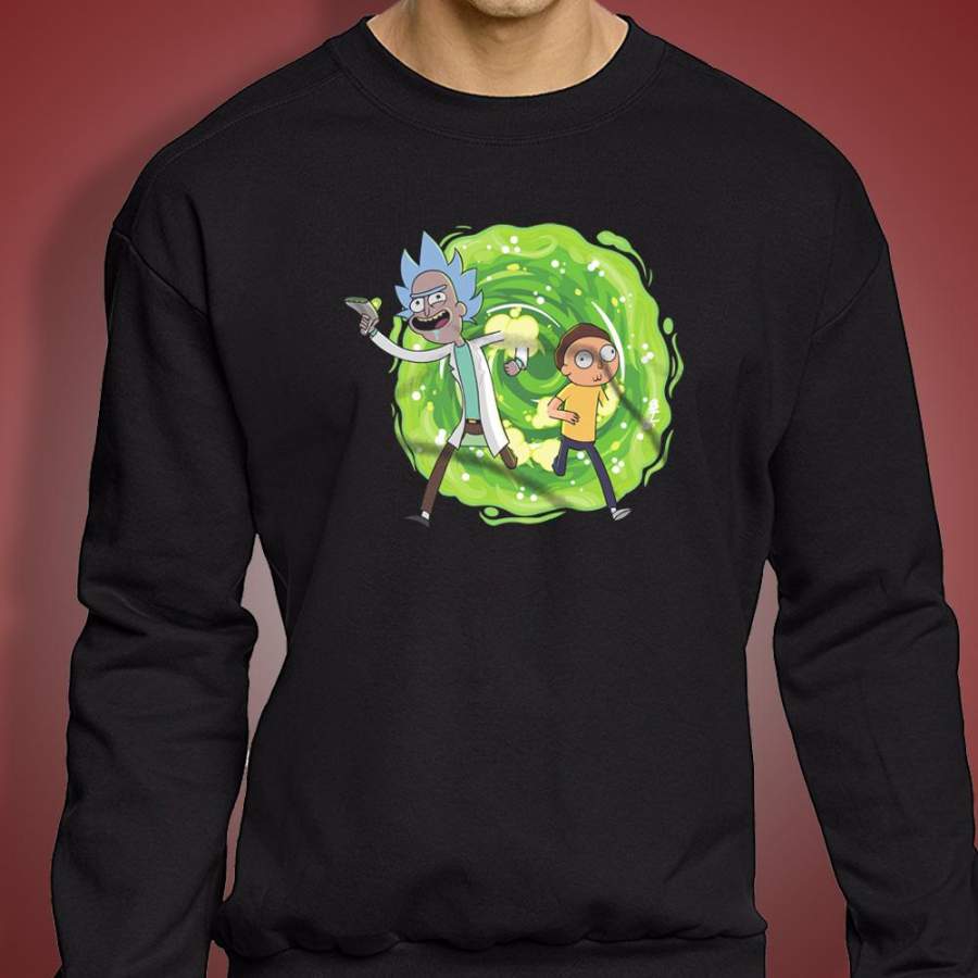 Rick And Morty By Wazzaldorp Men’S Sweatshirt