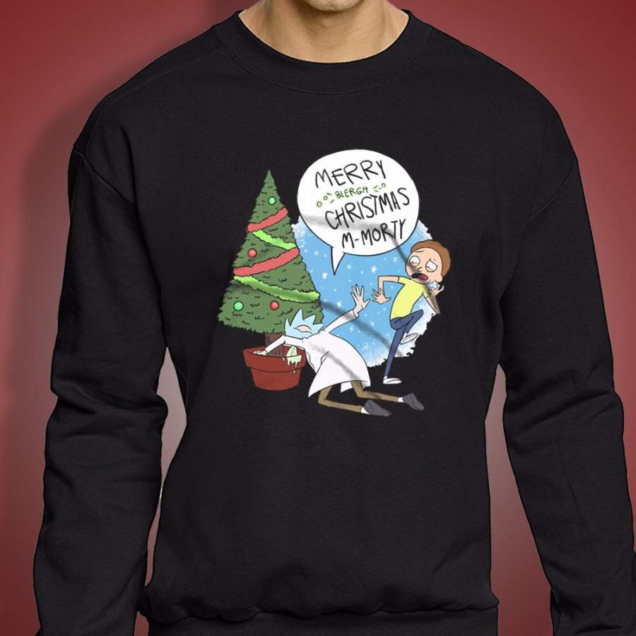 Merry Christmas Rick And Morty Men’S Sweatshirt