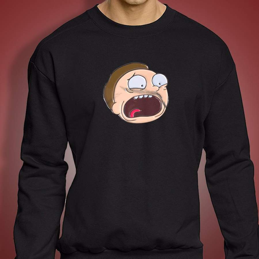 Rick And Morty Screaming Morty Men’S Sweatshirt