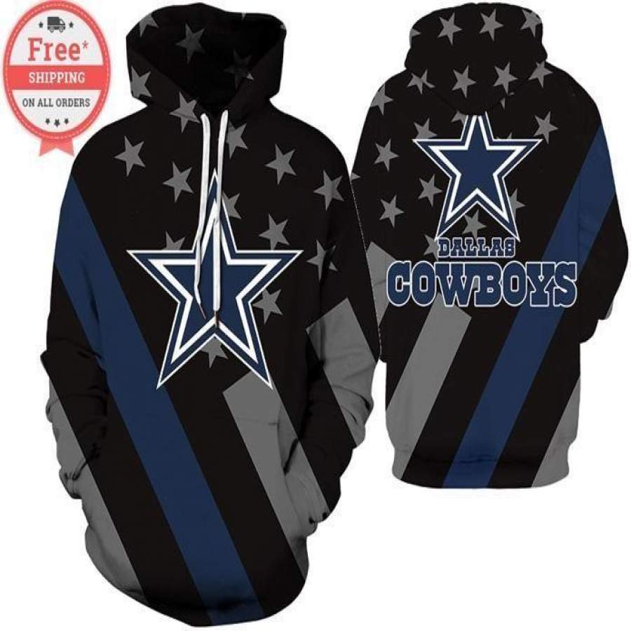 Dallas Cowboys Football Team Unisex Hoodie Unisex 3D All Over Print