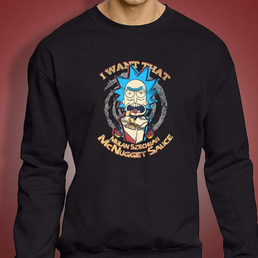 Schwifty Sauce Rick And Morty Men’S Sweatshirt