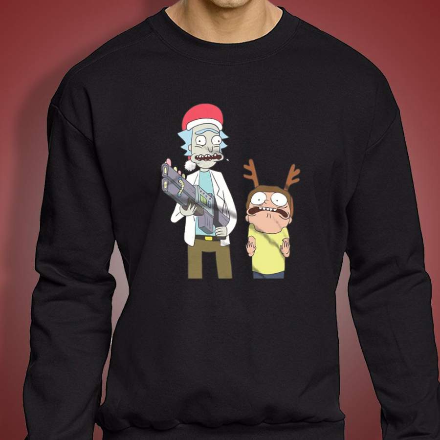 Merry Christmas Rick And Morty Funny Men’S Sweatshirt