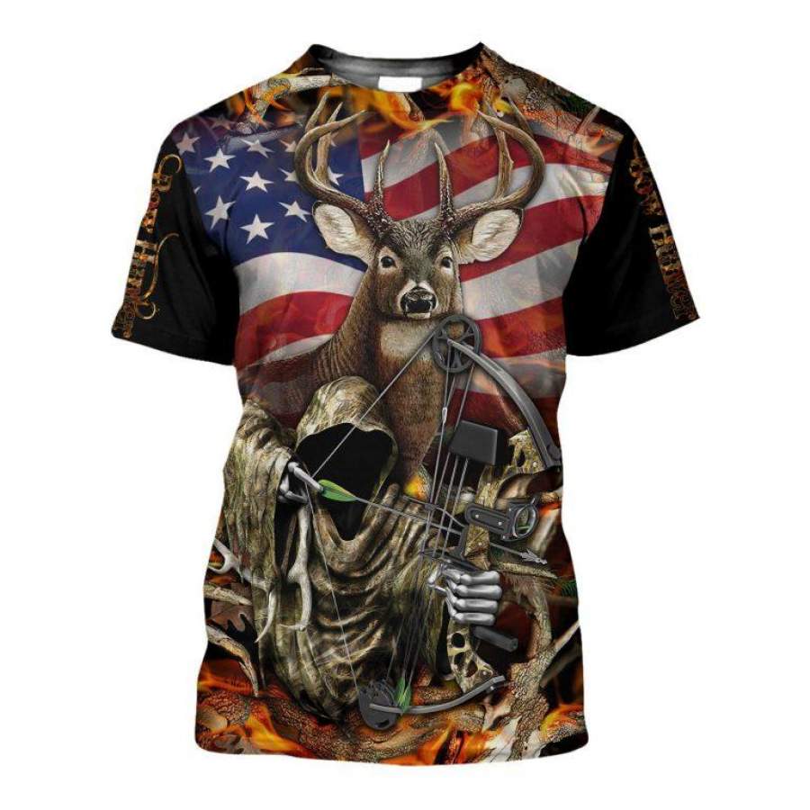 Deer Hunting Camo T-Shirt 3D All Over Print Custom 3D Deer Hunting Camo Graphic Printed 3D T-Shirt 3D All Over Print All Over Print Tee For Men For Women