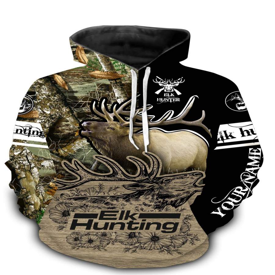 Best elk hunting full printing shirt and hoodie