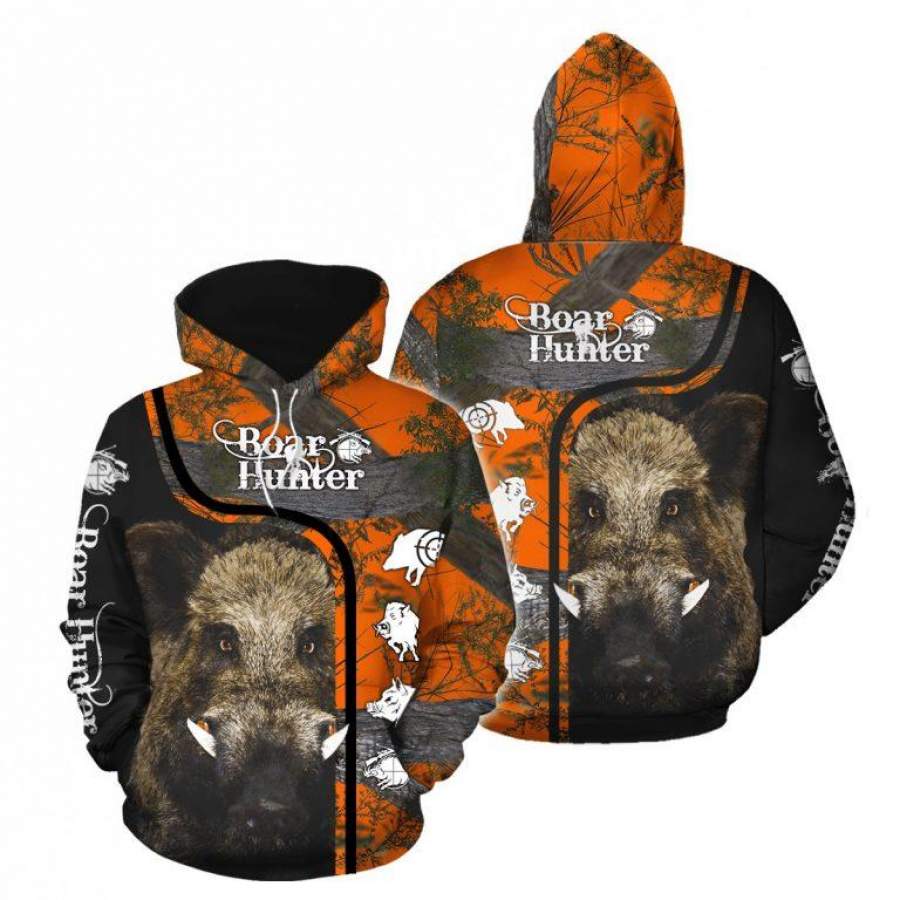 Boar Hunter – Hunting Boar Hoodie 3D Style4942 All Over Printed