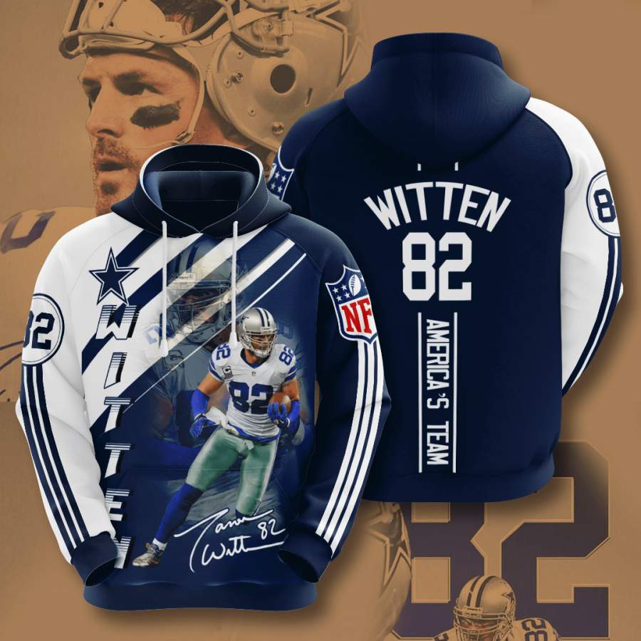 Dallas Cowboys Jason Witten Hoodie 3D Style4908 All Over Printed