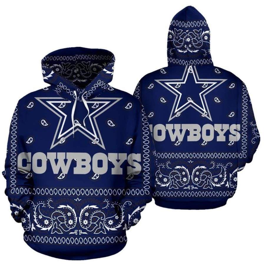 Dallas Cowboys Truck And Auto Hoodie 3D Style4920 All Over Printed