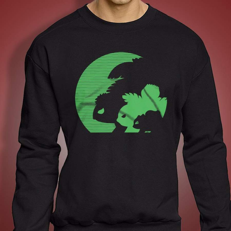 Pokemon Venusaur Moonlight Silhouette Men’S Sweatshirt