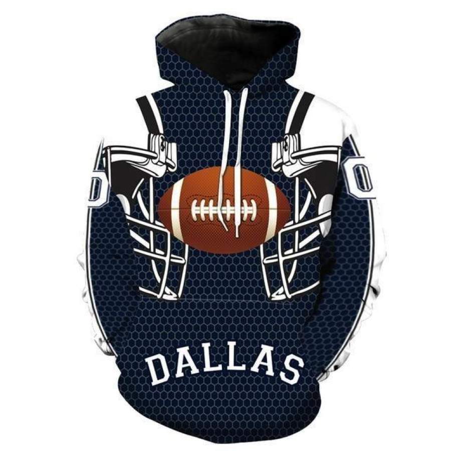 Dallas Cowboys Hoodie 3D Style1029 All Over Printed