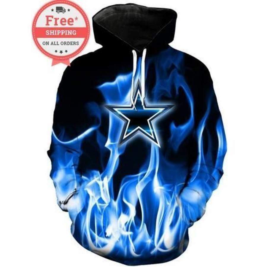 Dallas Cowboys Hoodie 3D Style1161 All Over Printed