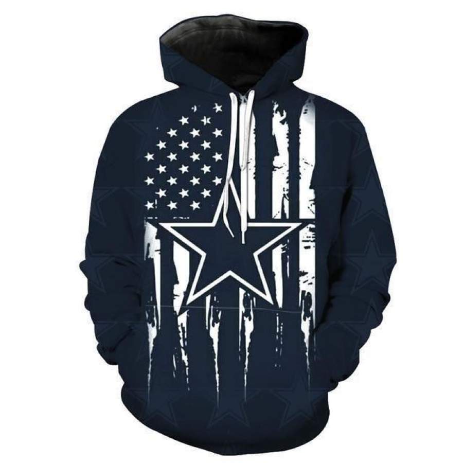 Dallas Cowboys Hoodie 3D Style370 All Over Printed