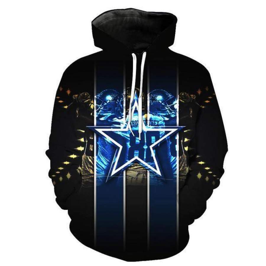 Dallas Cowboys Hoodie 3D Style364 All Over Printed