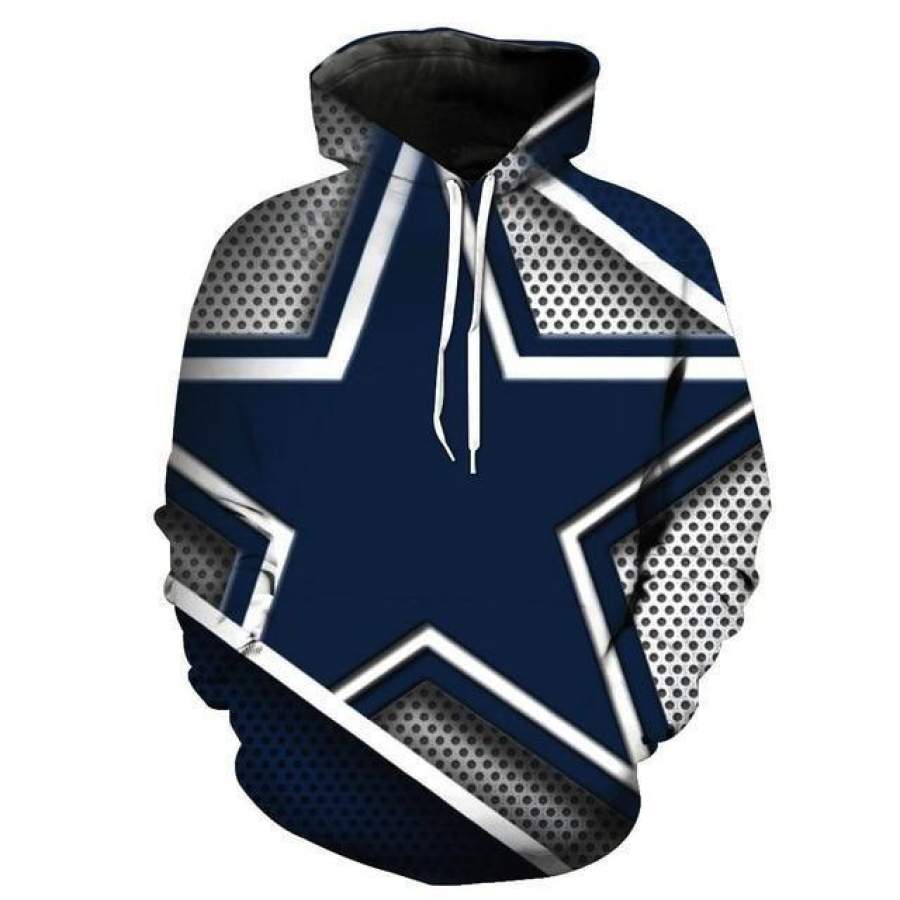 Dallas Cowboys Hoodie 3D Style378 All Over Printed