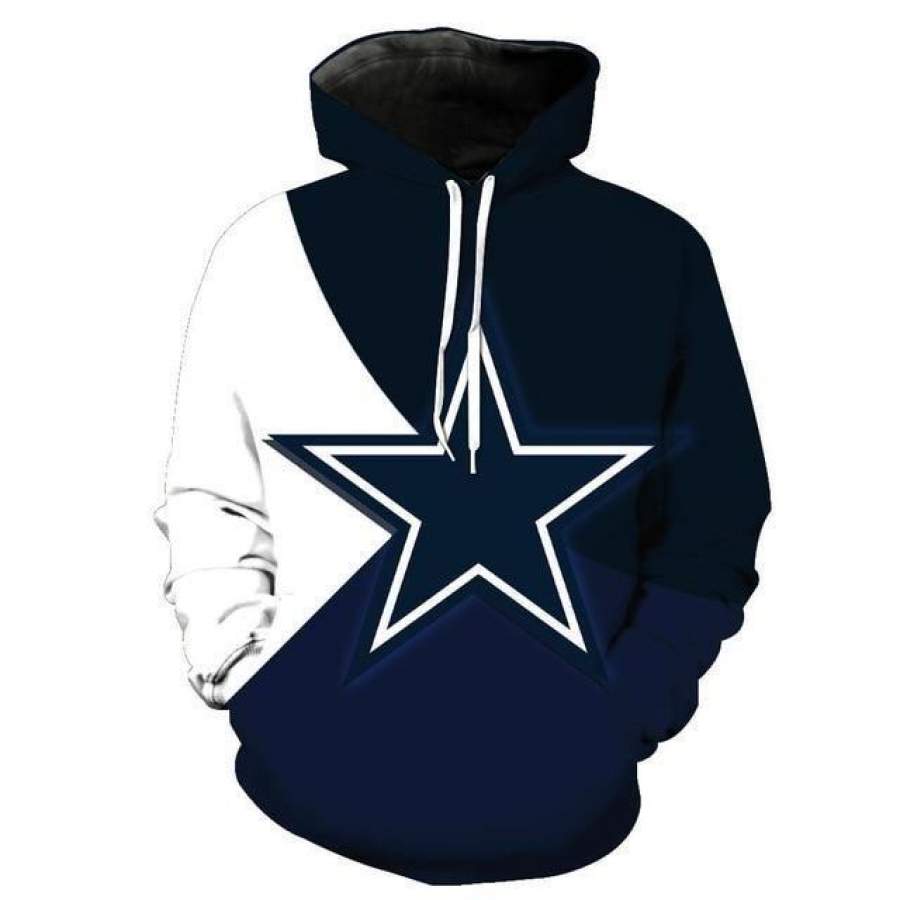 Dallas Cowboys Hoodie 3D Style387 All Over Printed