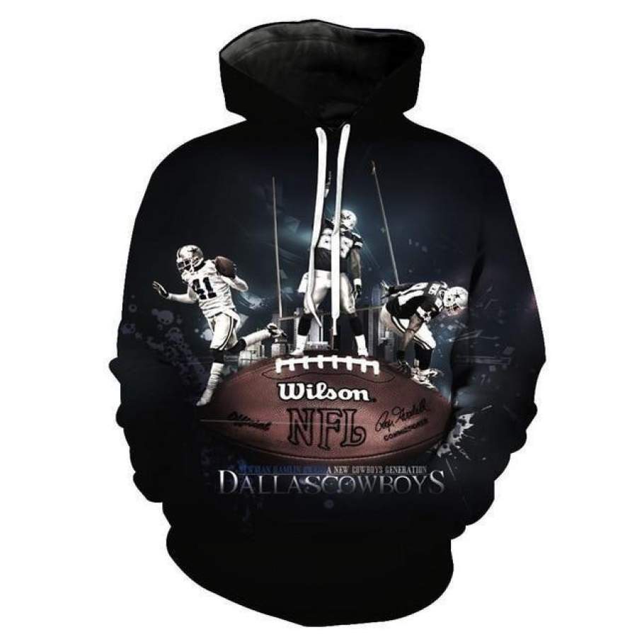 Dallas Cowboys Hoodie 3D Style408 All Over Printed