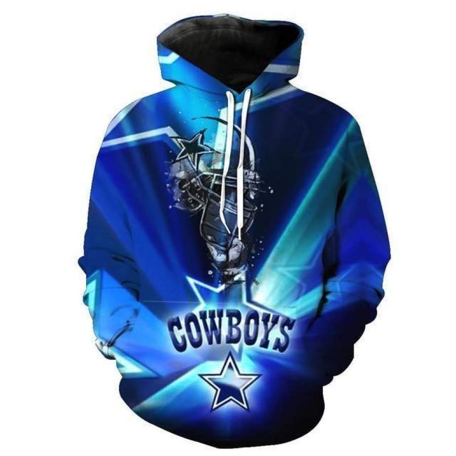 Dallas Cowboys Hoodie 3D Style374 All Over Printed