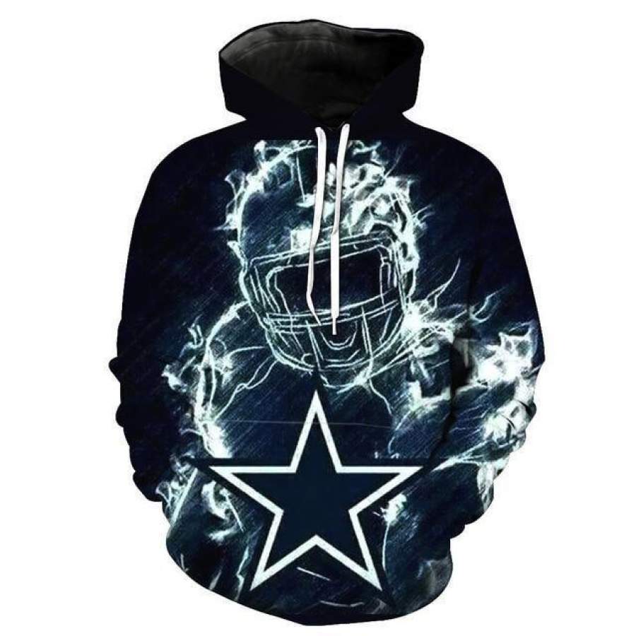 Dallas Cowboys Hoodie 3D Style368 All Over Printed