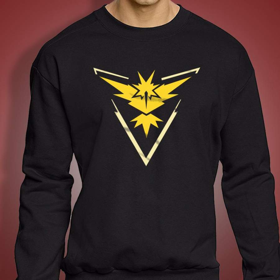 Pokemon Go Team Instinct Symbol Men’S Sweatshirt