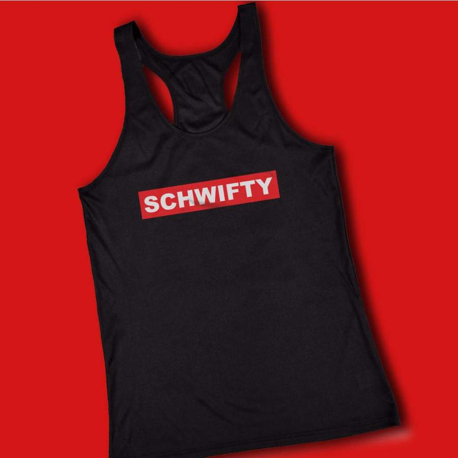 Rick And Morty Schwifty Red Box Logo Women’S Tank Top