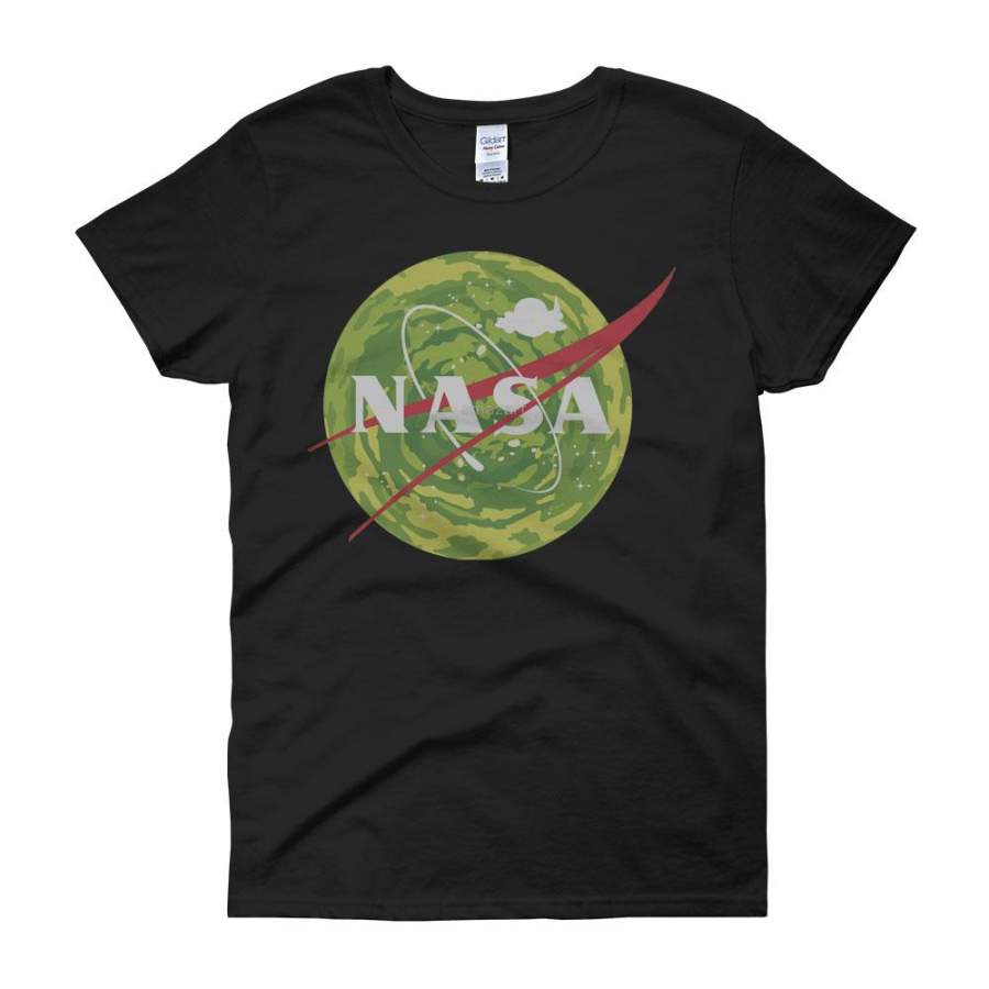 Nasa Rick And Morty Women’S T Shirt