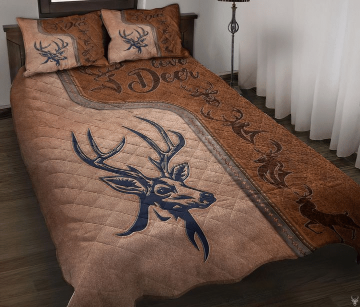 DEER HUNTING 3D QUILT BED SET