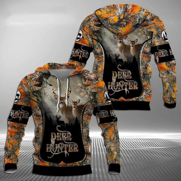 Deer Hunting V2 3D All Over Print Hoodie