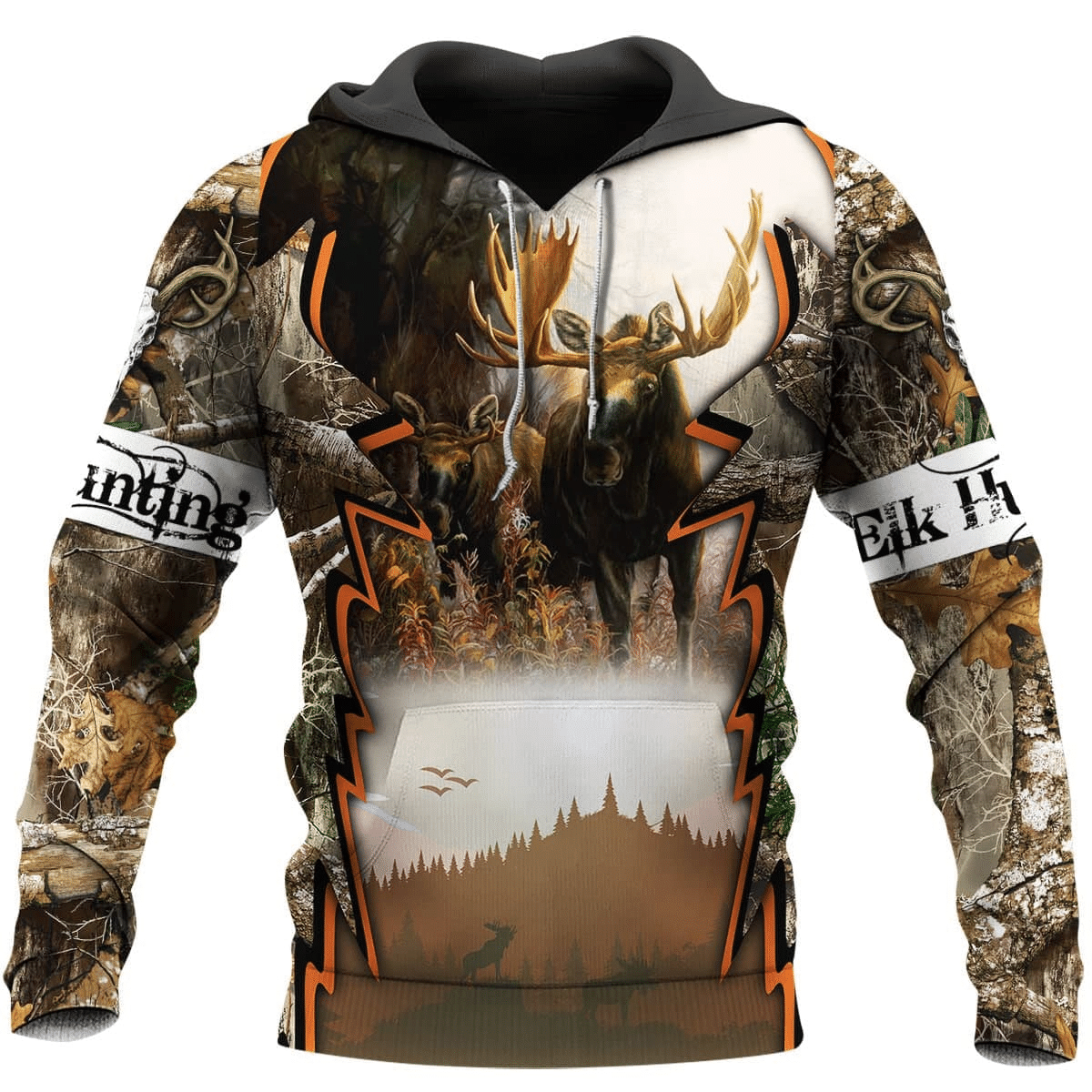 Beautiful Moose Hunting 3D All Over Printed Hoodie