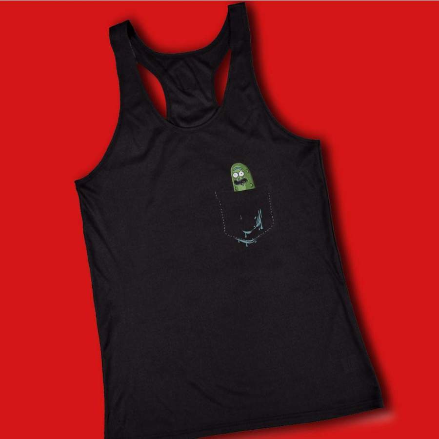 Pocket Pickle Rick And Morty Women’S Tank Top