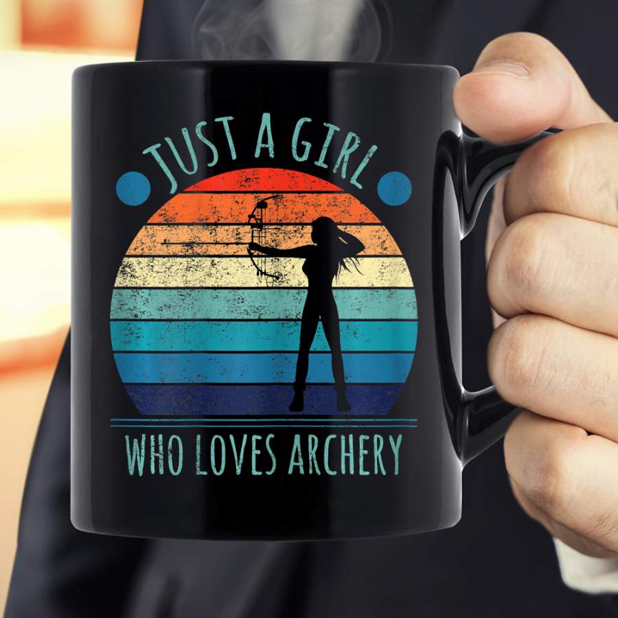 Archer Just A Girl Who Loves Archery Hunting Mug