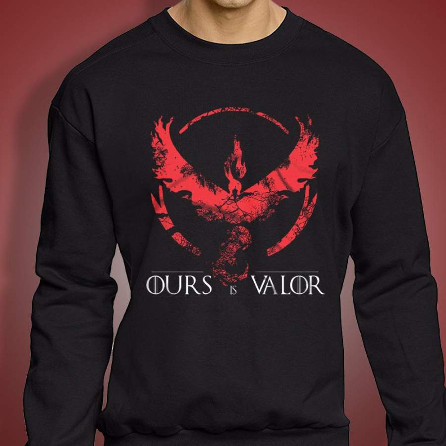 Team Valor (Got Pokemon Go Men’S Sweatshirt