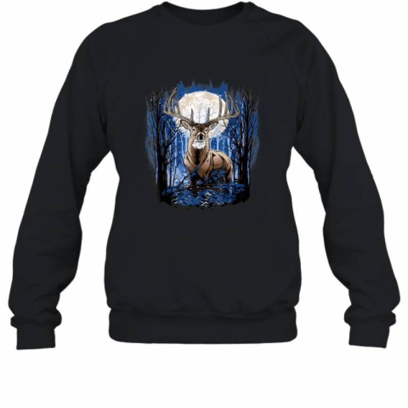 Deer Hunting Tee for Hunters Big Whitetail Buck shirt Sweatshirt