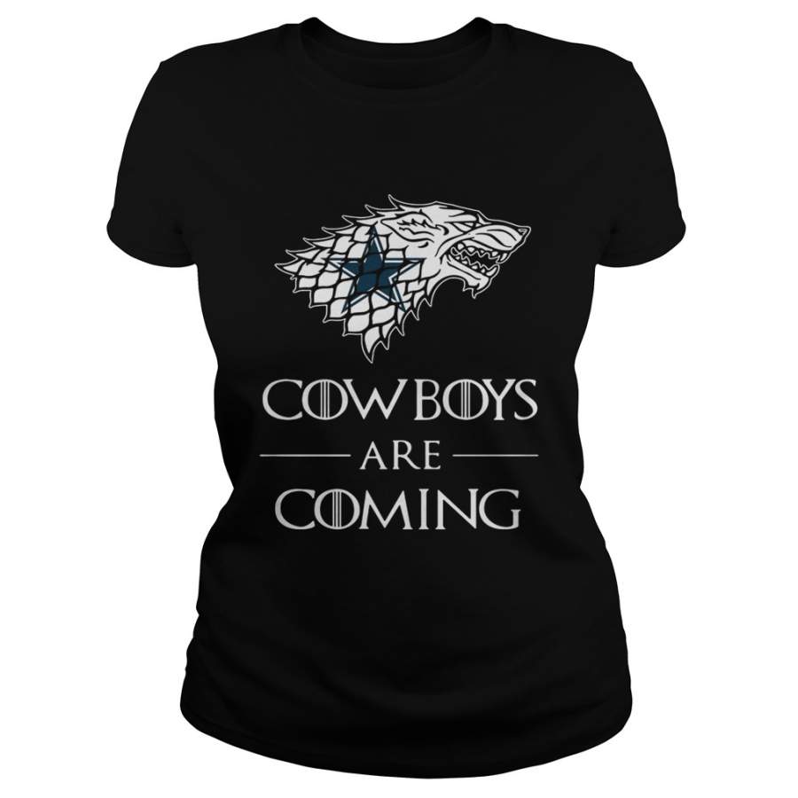 Dallas Cowboys are coming Game of Thrones Ladies-T-Shirt