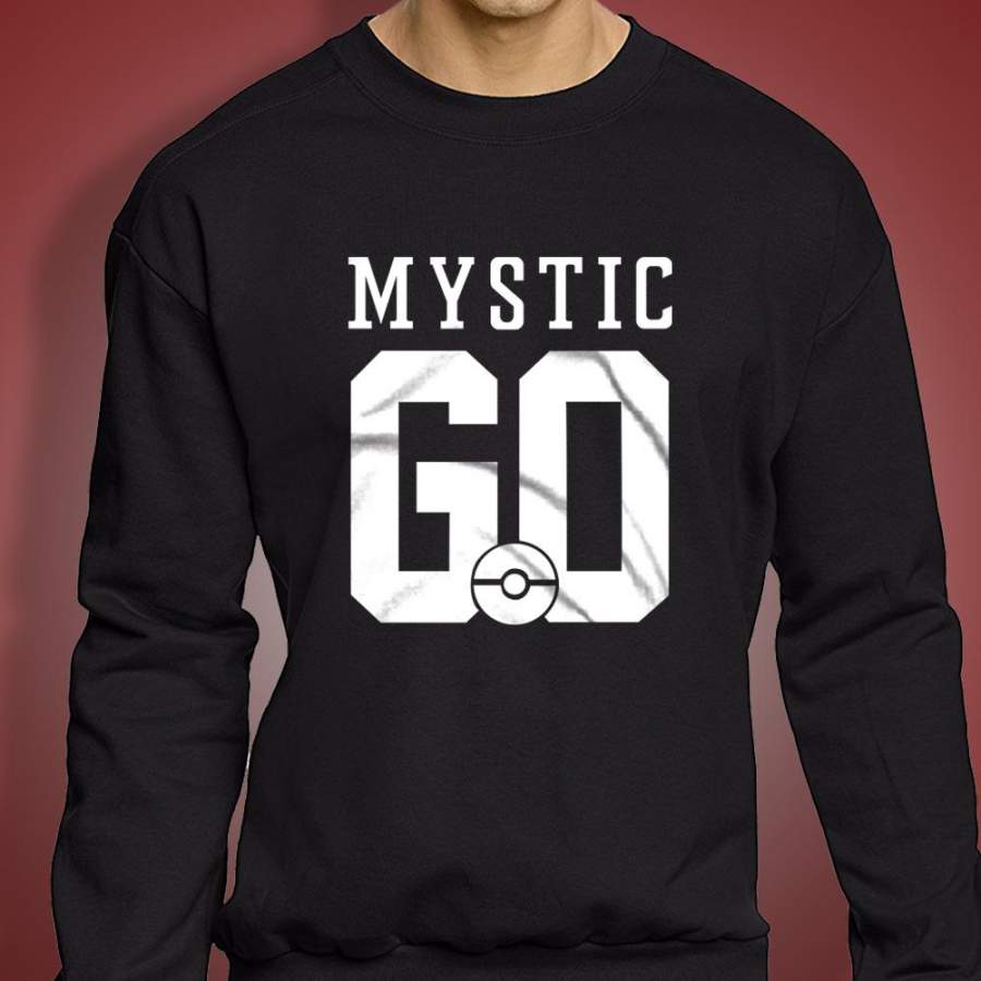 Team Mystic Go Pokemon Go Inspired Men’S Sweatshirt