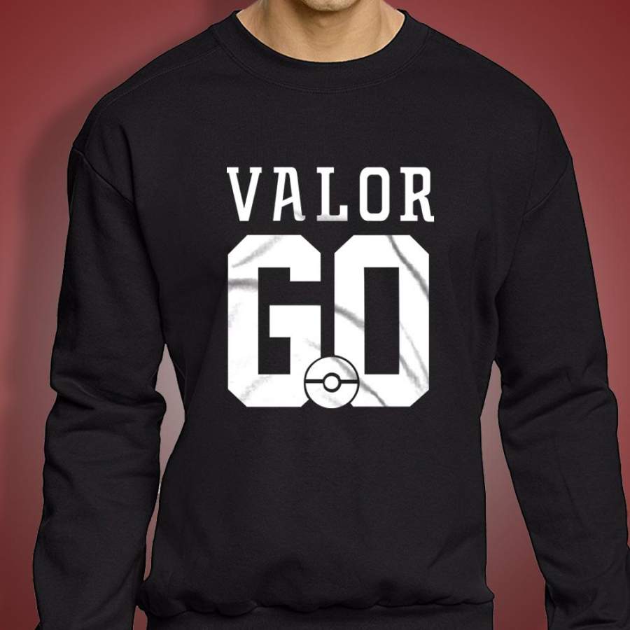 Team Valor Go Pokemon Go Inspired Men’S Sweatshirt