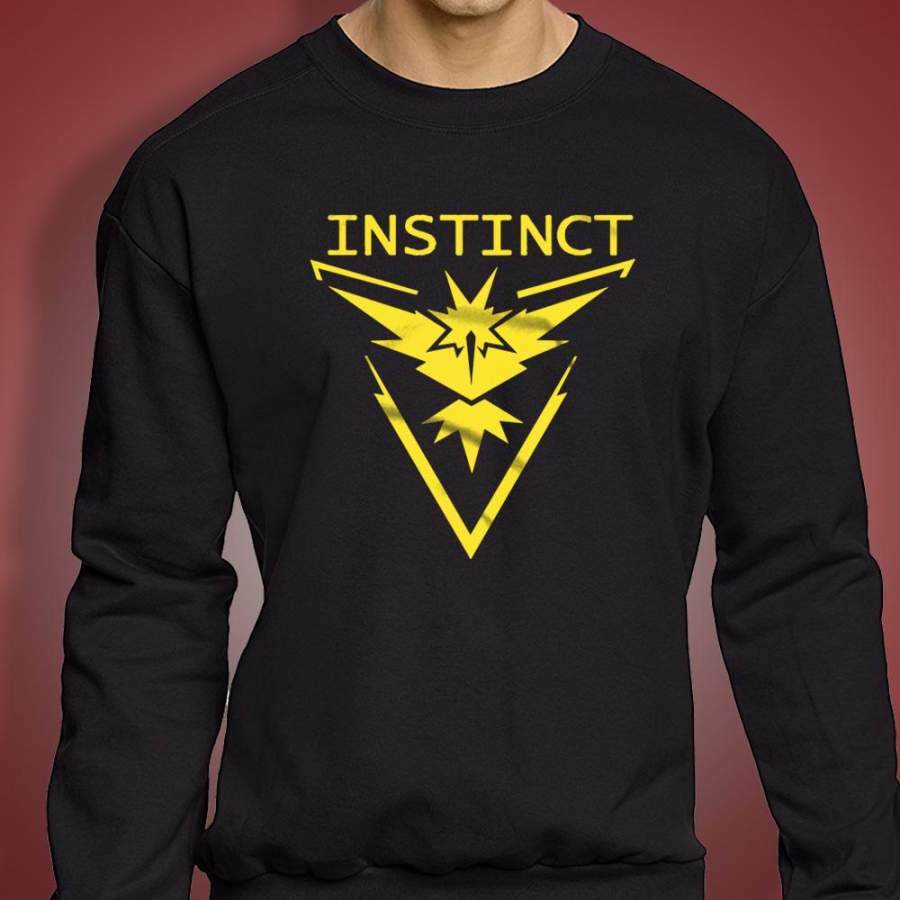 Pokemon Go Team Instinct Logo Men’S Sweatshirt