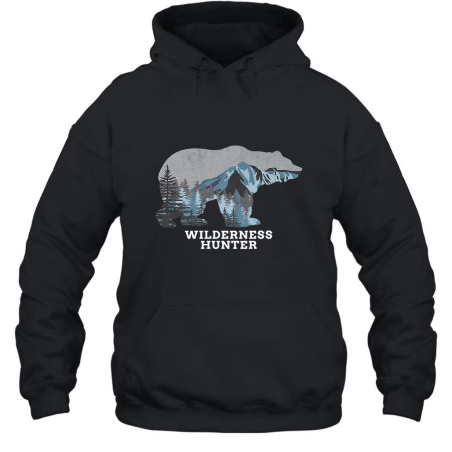 Bear Wilderness Hunter Outdoors Hunting Premium shirt Hoodie