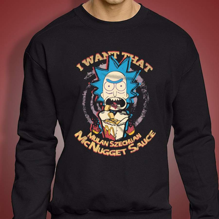 Rick And Morty Mulan Szechuan Sauce Men’S Sweatshirt