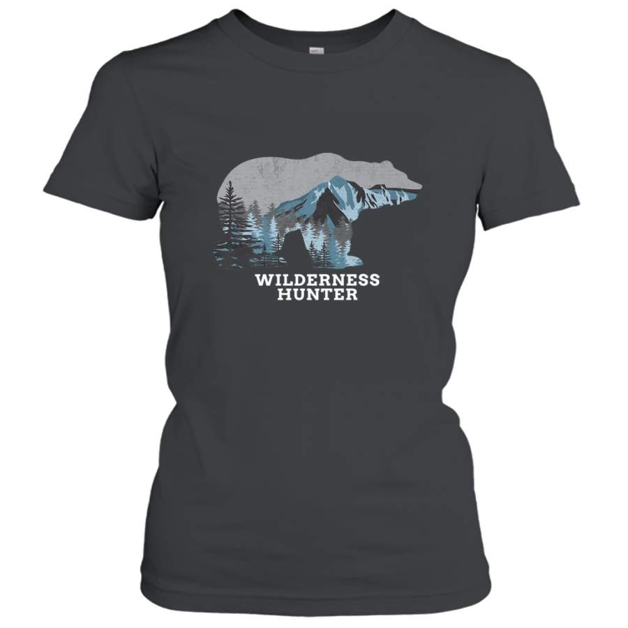 Bear Wilderness Hunter Outdoors Hunting Premium shirt Women’s T-Shirt